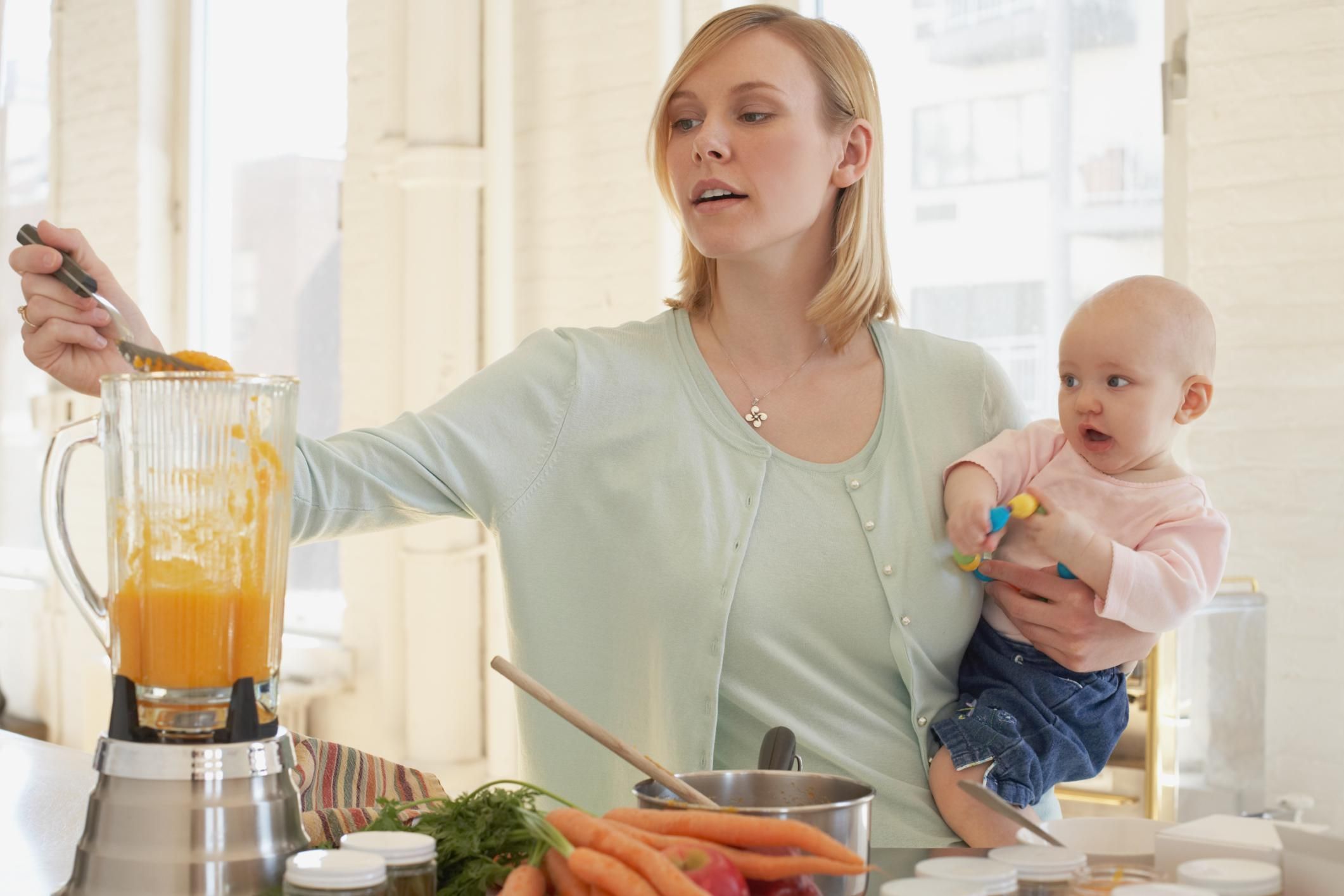 Как успевать готовить с грудным ребенком