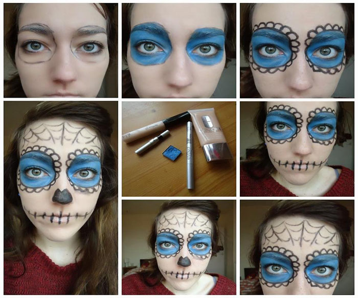 макияж на хэллоуин для девушек